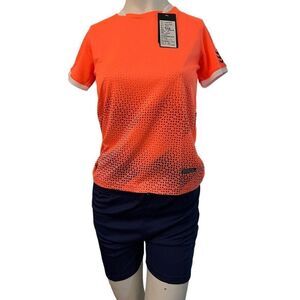 Ladies 2XS Sport Top and Short Set 2 Piece Pull On Shorts Lightweight New